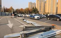 拆！咸陽(yáng)集中整治世紀(jì)大道施工圍擋→
